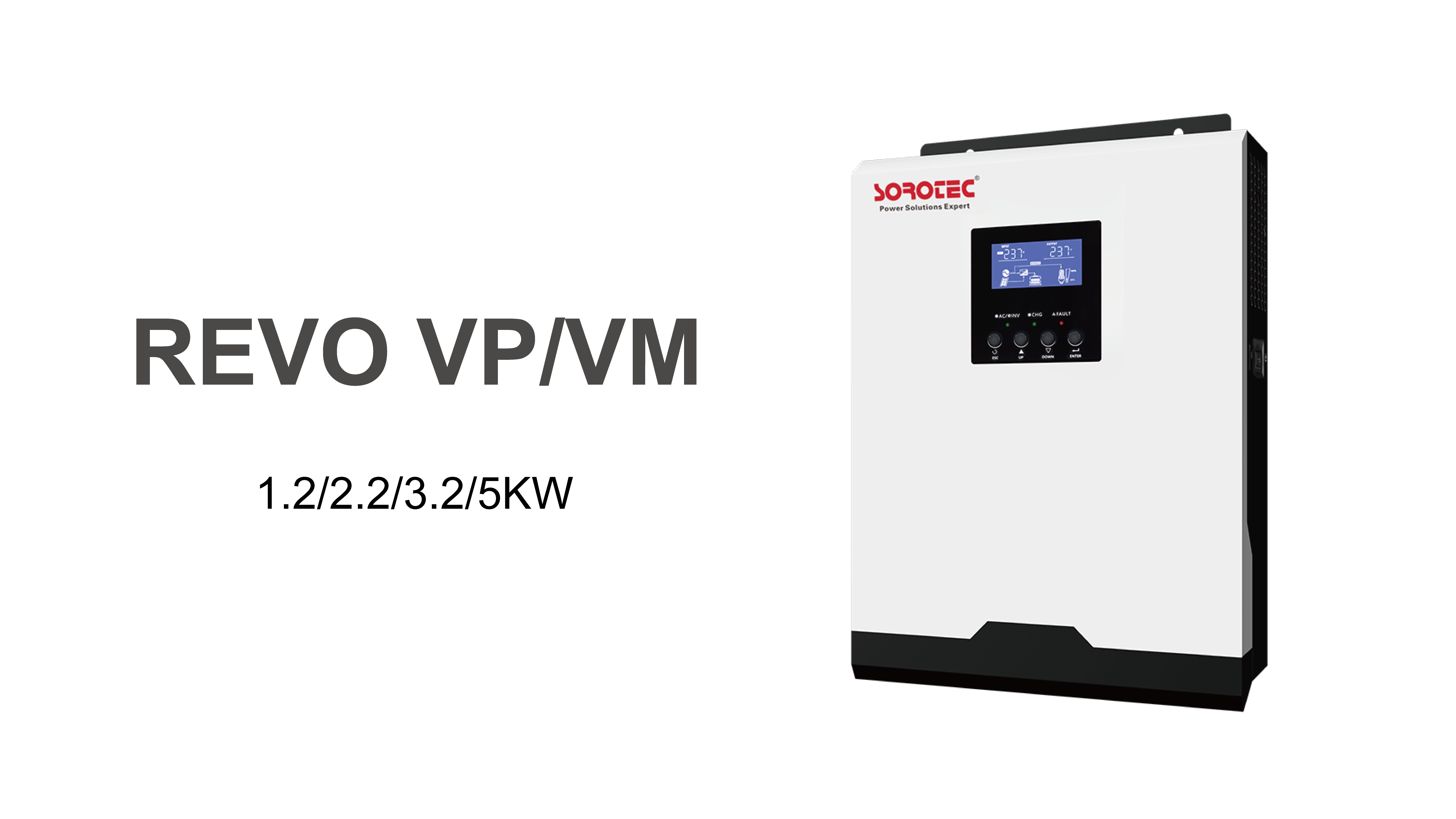 REVO VP/VM Series 1.2/2.2/3.2/5KW